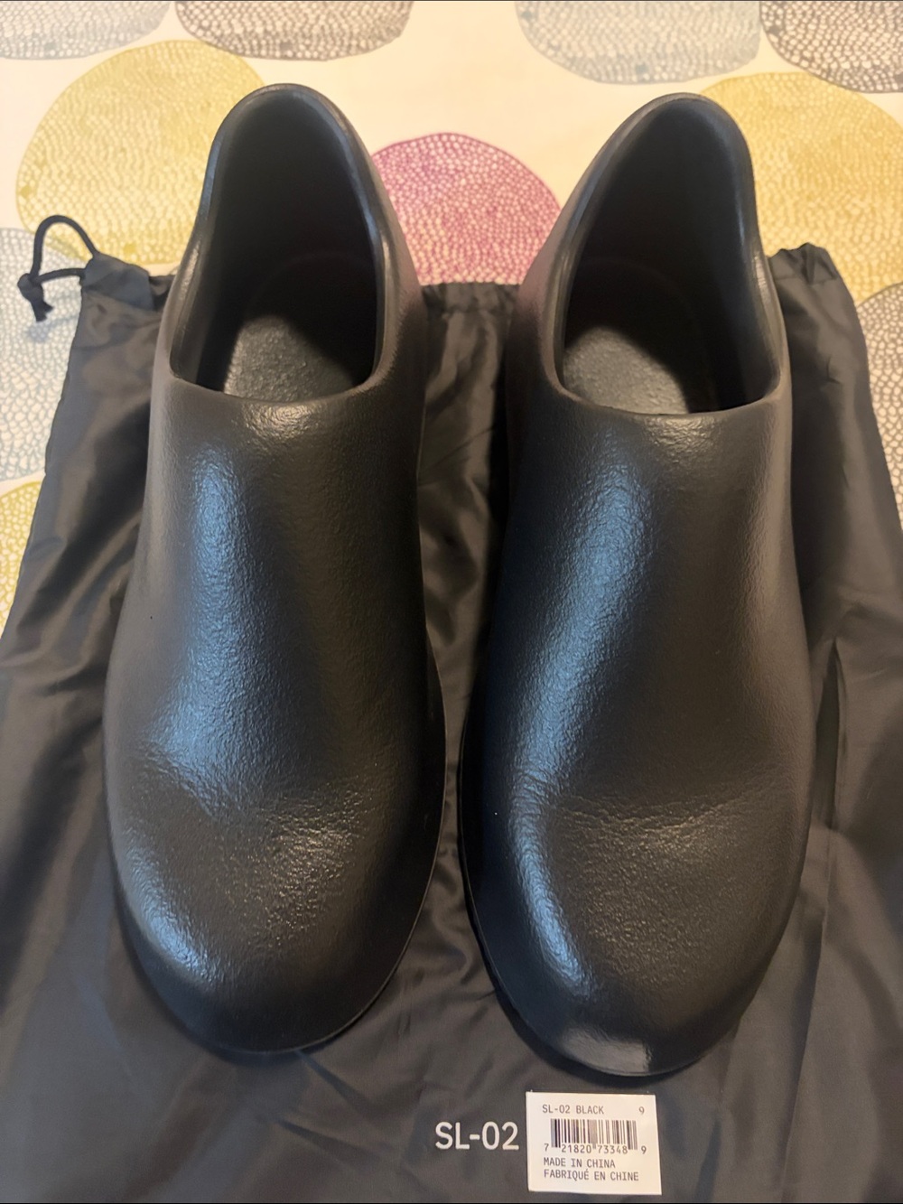 Yeezy SL-02 Matte Black Slip-On Loafers